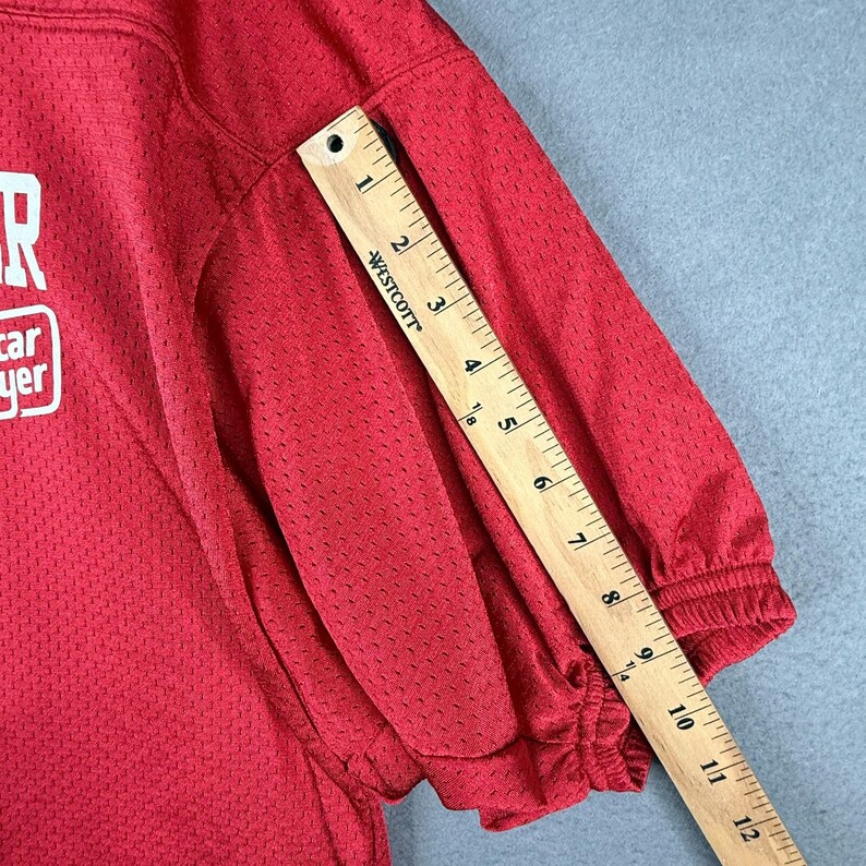 Oscar Mayer 12 Football Jersey Champro Sports Adult Medium Red Vintage image 8