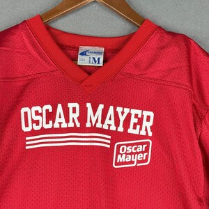 Oscar Mayer 12 Football Jersey Champro Sports Adult Medium Red Vintage image 2