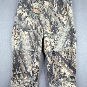 Vtg Cabelas Camo Pants XL Mossy Oak Break Up Gore-tex Made In USA Hunt Outdoors image 1