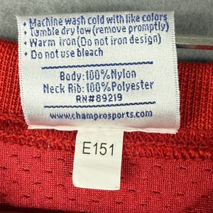 Oscar Mayer 12 Football Jersey Champro Sports Adult Medium Red Vintage image 4