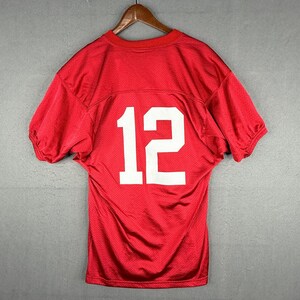 Oscar Mayer 12 Football Jersey Champro Sports Adult Medium Red Vintage image 9