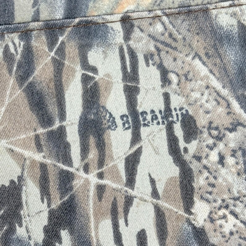 Vtg Cabelas Camo Pants XL Mossy Oak Break Up Gore-tex Made In USA Hunt Outdoors image 11
