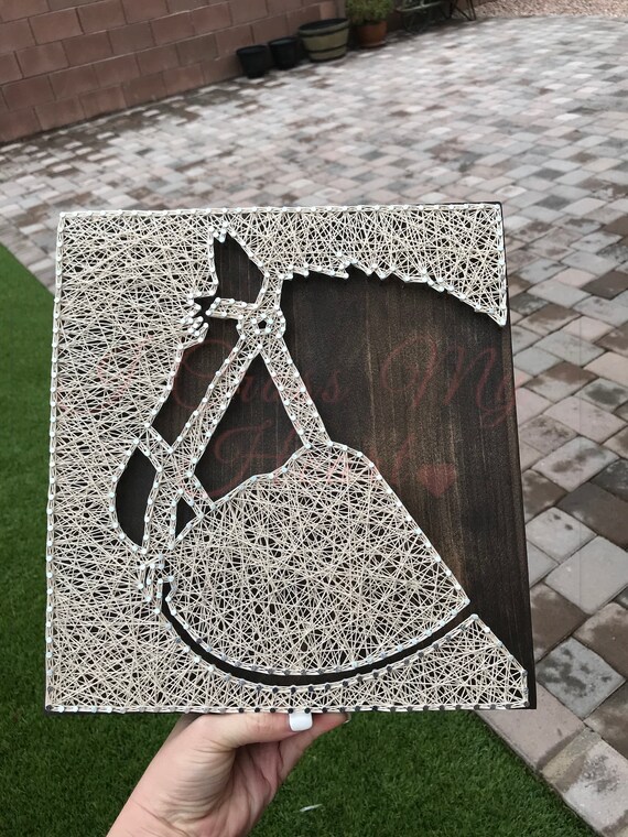 Horse String Art String Art Made to Order Etsy