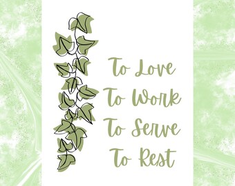 Purpose Driven Life Print, Purpose Print, Christ-Centered Print, Christian Daily Print,