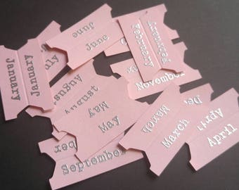 calendar tabs etsy