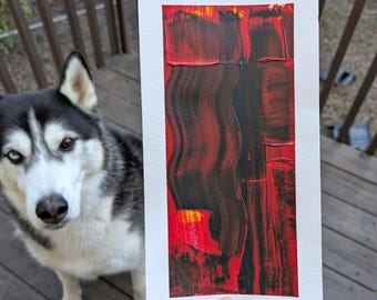 Seeing Red Original Acrylic Painting