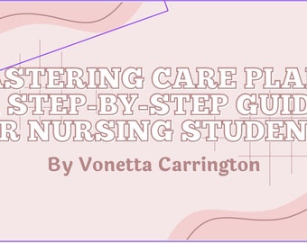 Editable Nursing Care Plan, Printable Care Plan, For Nursing Students or Nurses, Digital Instant Download, Daily work routine PDF