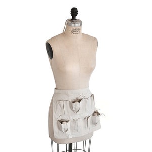 SALE - Egg Apron , plain egg apron , half apron , kids apron , canvas adult apron , egg apron canvas , diy apron