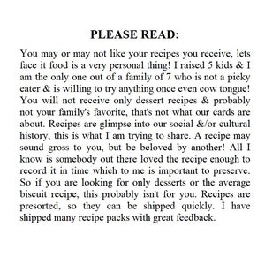 Old Recipe Cards , vintage recipe cards, antique paper ephemera , vintage recipes, recipe ephemera, hand written recipes #t0 image 2