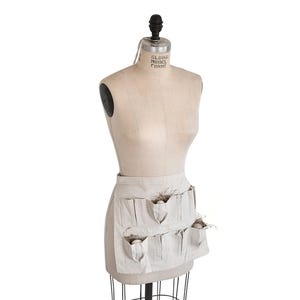 SALE - Egg Apron , plain egg apron , half apron , kids apron , canvas adult apron , egg apron canvas , diy apron
