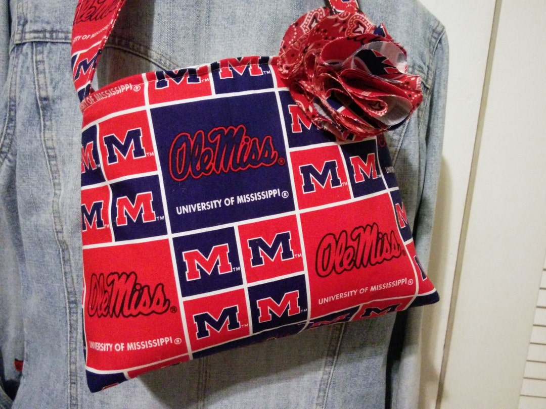 Ole Miss, University of Mississippi Girl Red Bandana Baby Doll Diaper