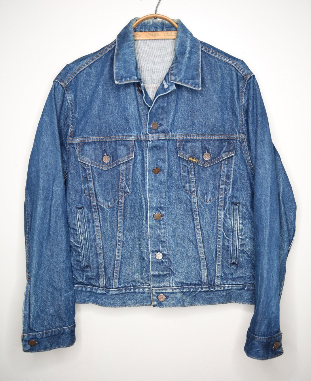 Vintage Sears Roebucks Denim Jacket Mens Size 44 Reg Workwear Coat