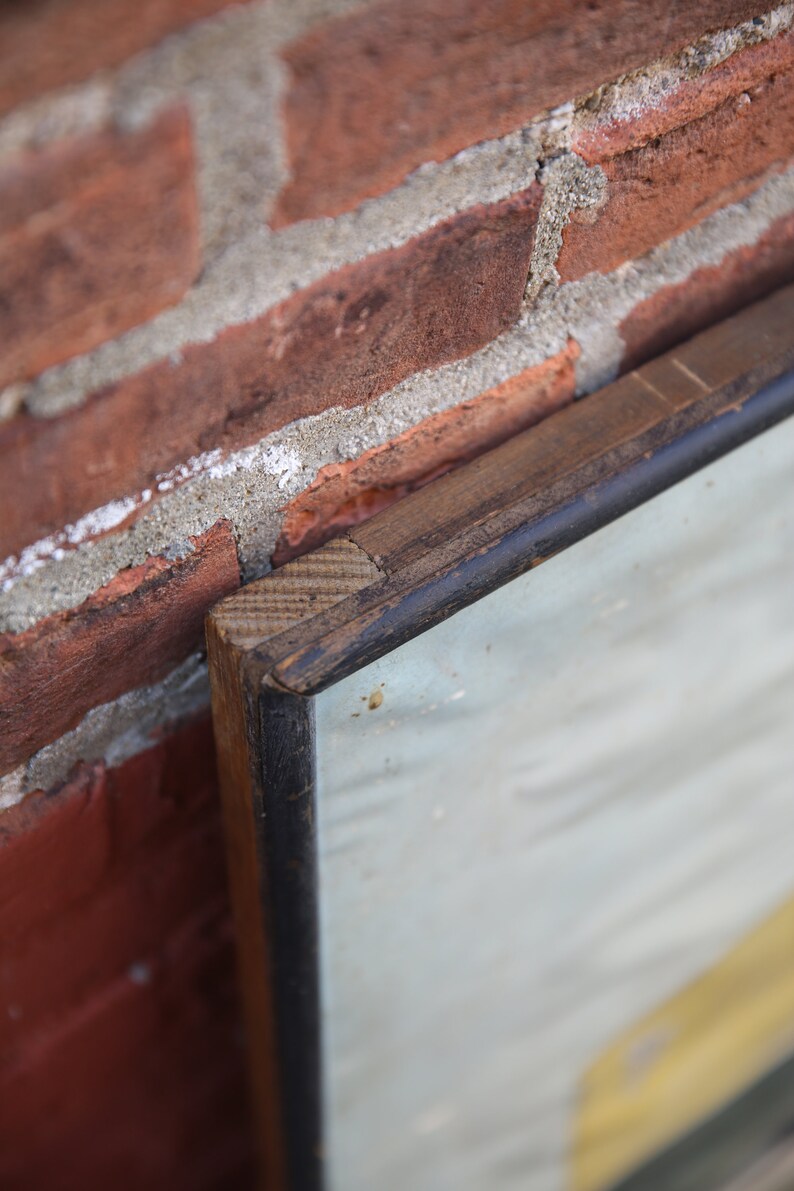 Vintage Eagle Lumber Dealer Supply Wood Frame Sign Lima Ohio Delivery