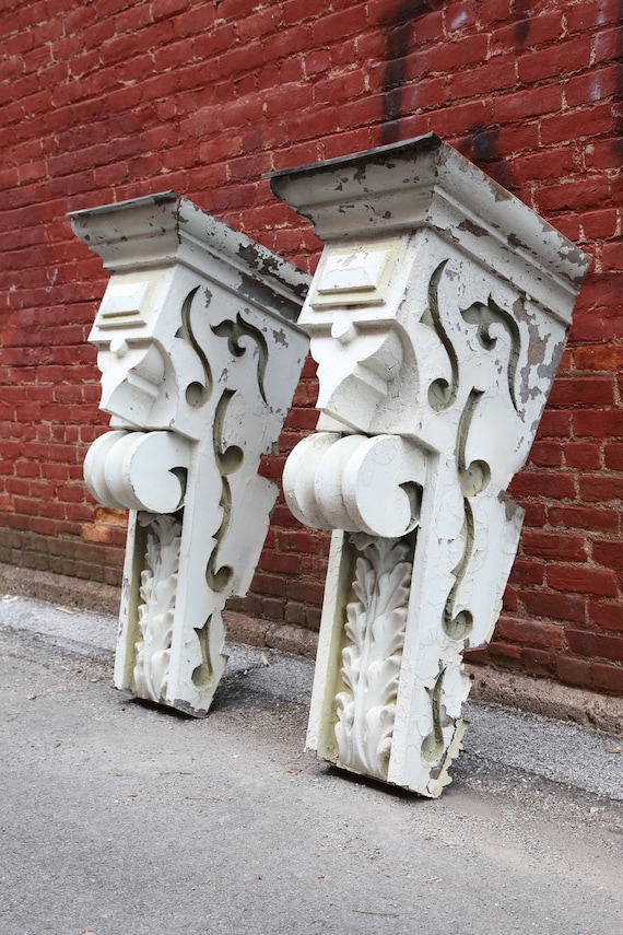1890 S Zinc Corbels Building Architecture White Kitchen Etsy