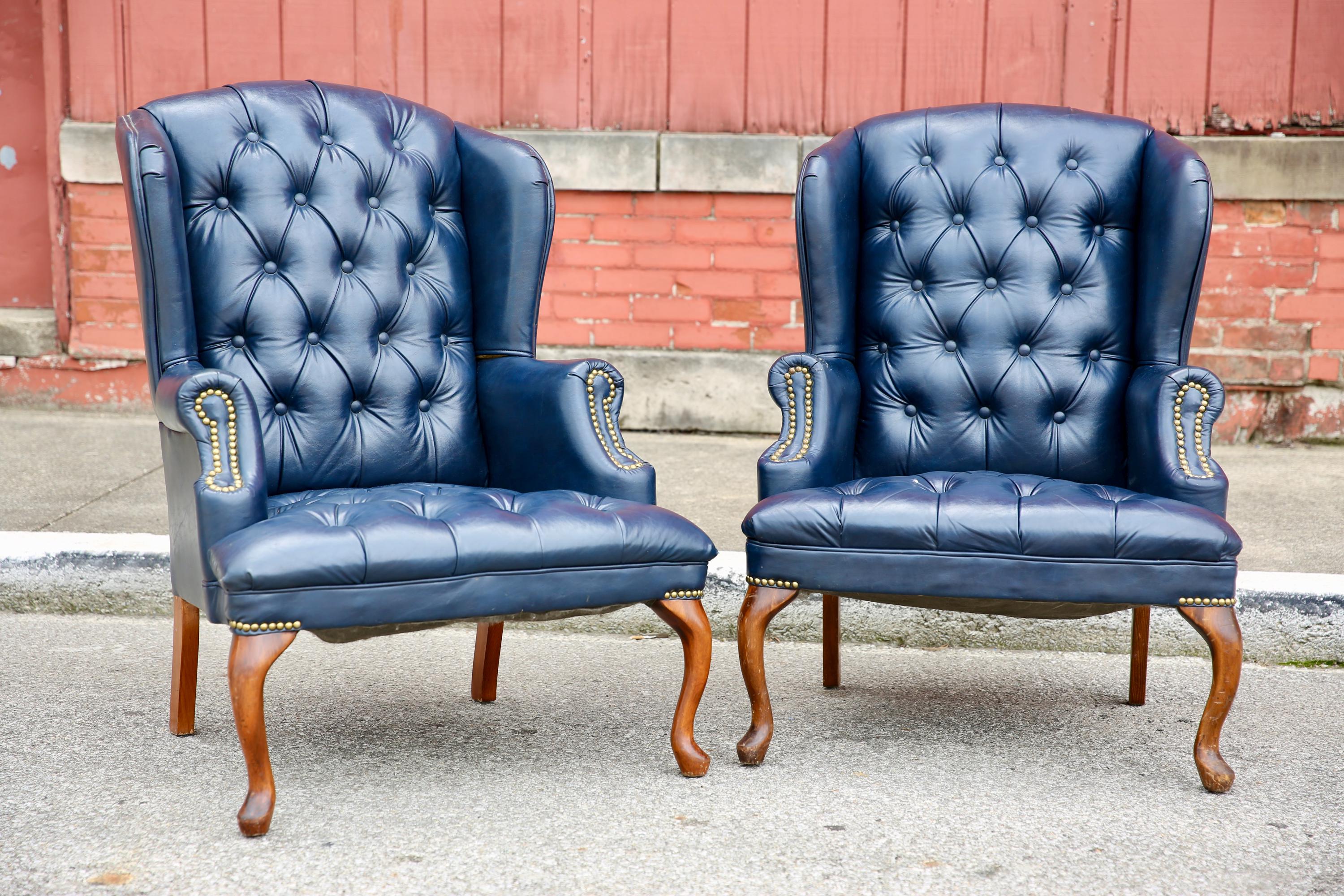 Used wingback chairs for sale discount