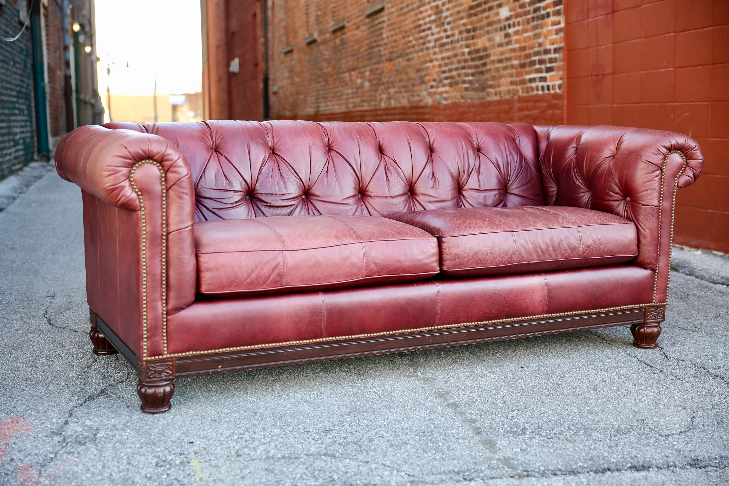 Bernhardt on sale tufted sofa