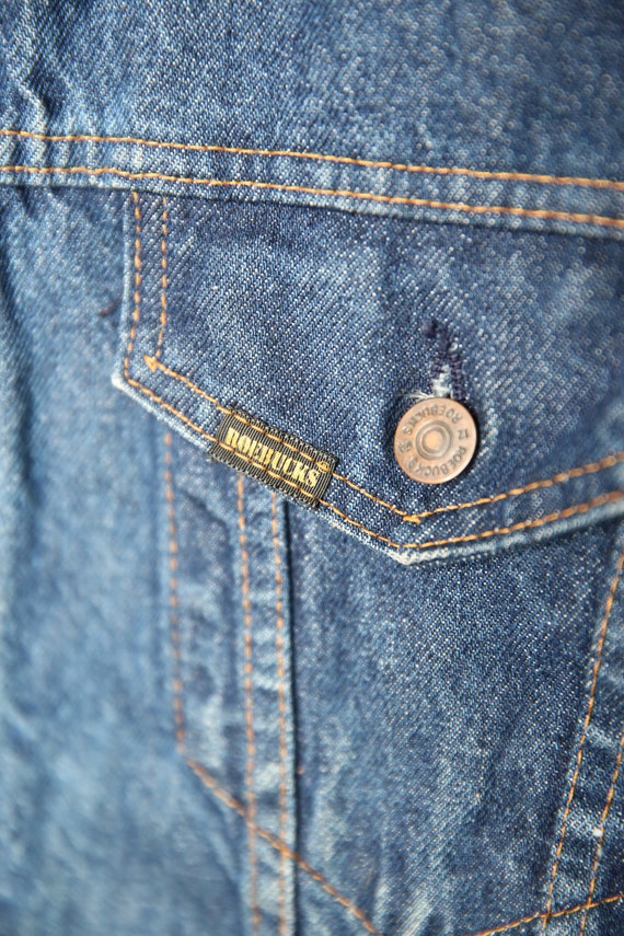 Vintage Sears Roebucks Denim Jacket Mens size 44 … - image 4