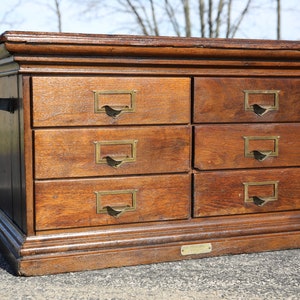 Vintage Multi-drawer Cabinet, Country Store Hardware Storage