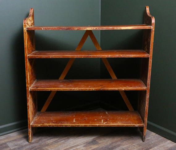 Antique Bucket Bench Primitive Wooden Shoe Rack Clothing Denim Etsy