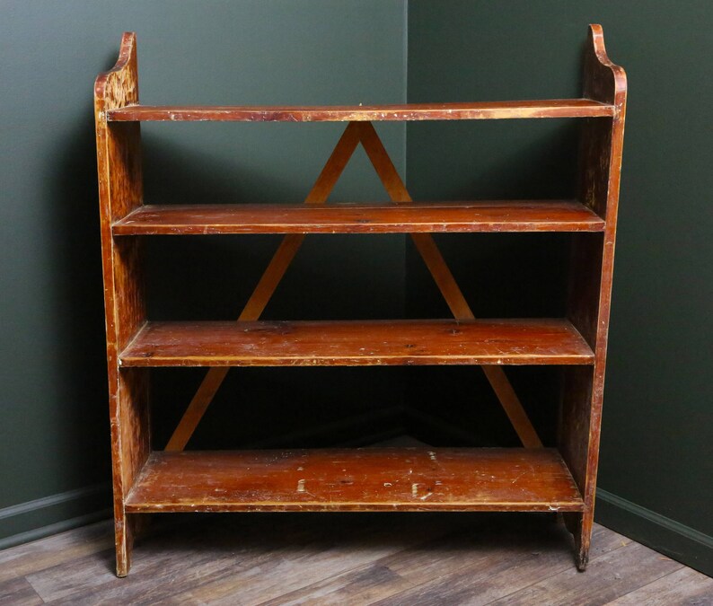 Antique Bucket Bench Primitive Wooden Shoe Rack Clothing denim Etsy