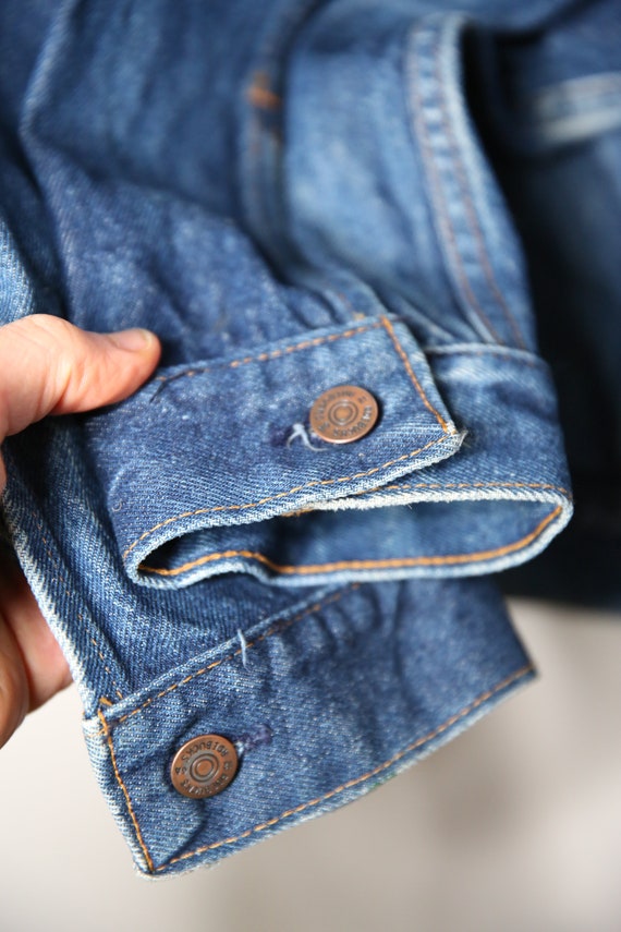 Vintage Sears Roebucks Denim Jacket Mens size 44 … - image 6