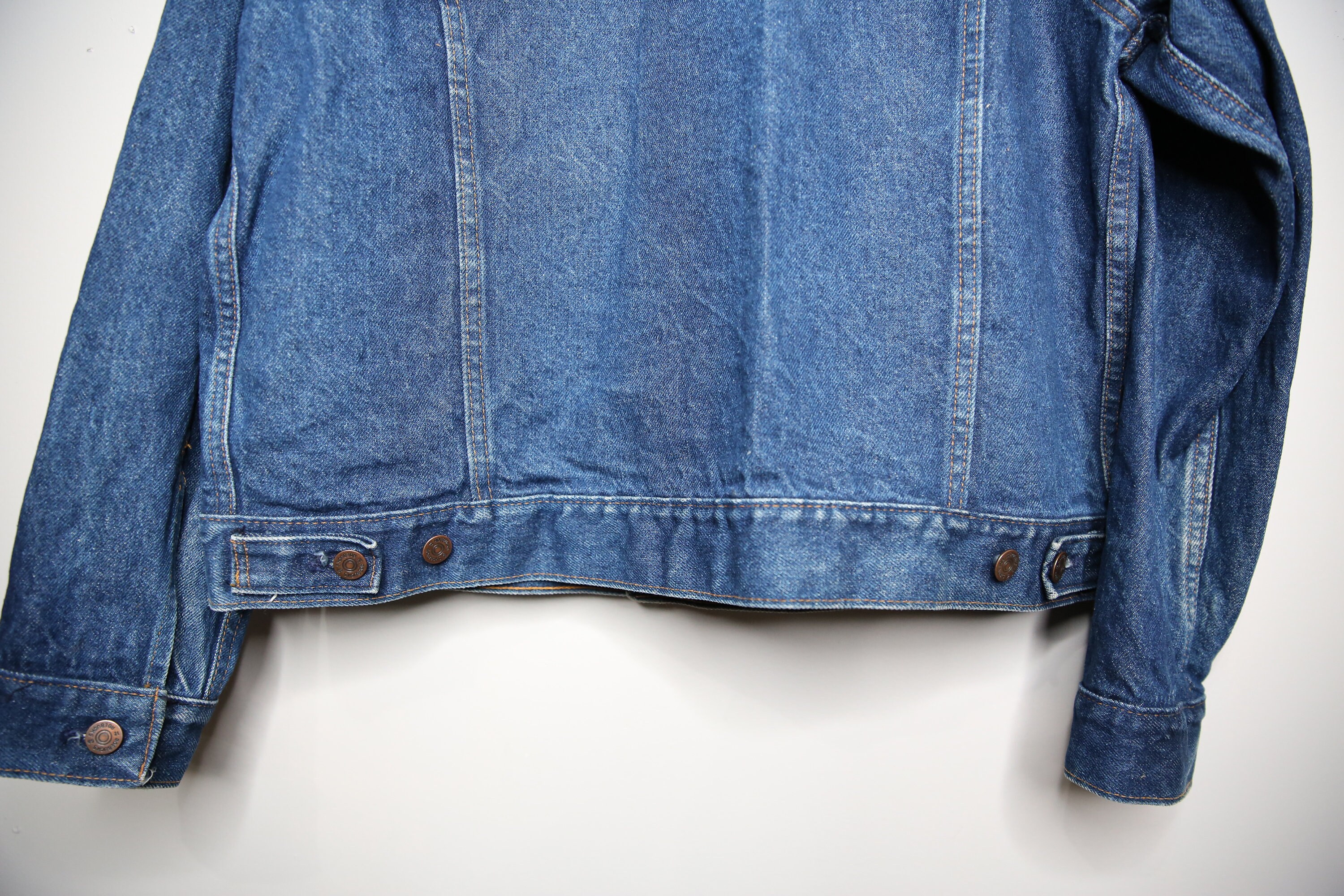 Vintage Sears Roebucks Denim Jacket Mens Size 44 Reg Workwear Coat