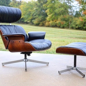 Vintage 1975 Frank Doerner Mid Century Selig Eames Style Lounge Vintage 1975 Frank Doerner Mid Century Selig Eames Style Lounge