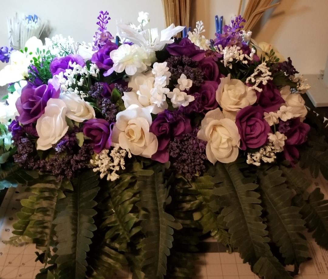 Graveside Saddle Graveside Flowers Graveside Decor Graveside Etsy