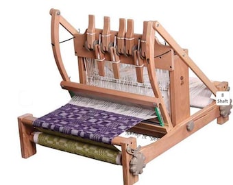 Ashford 24" Eight Shaft Table Loom with Shuttle Race and EXTRAS