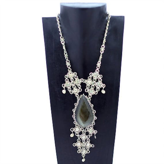 Alpaca Handmade Wrapped Necklace - Etsy España