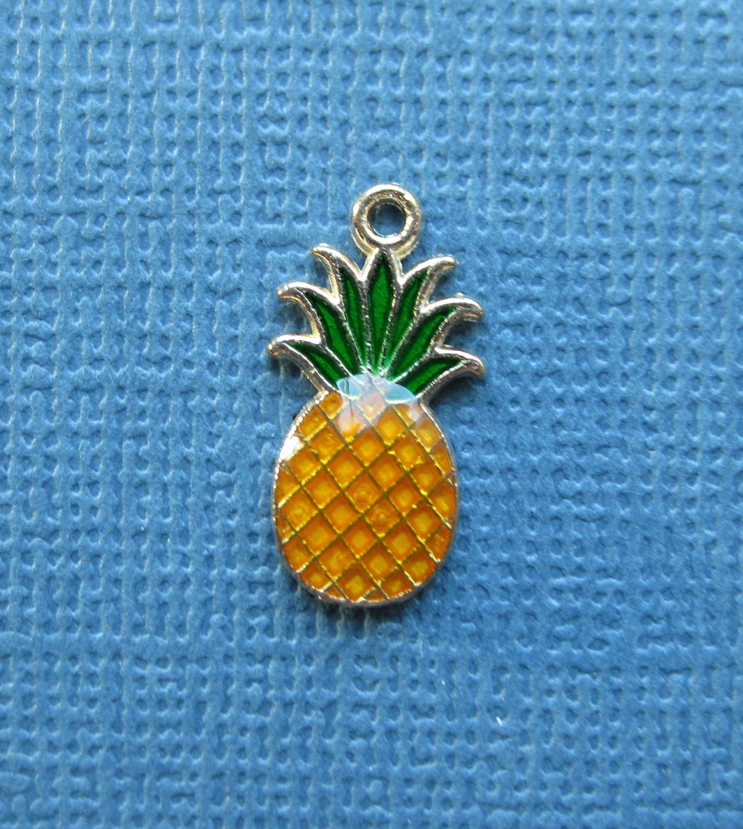10 Pineapple Charms Pineapple Pendants Pineapple Fruit Etsy