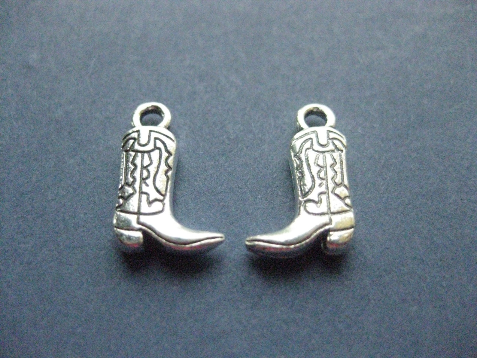 10 Cowboy Boot Charms Cowboy Boot Pendants Boot Charm Etsy