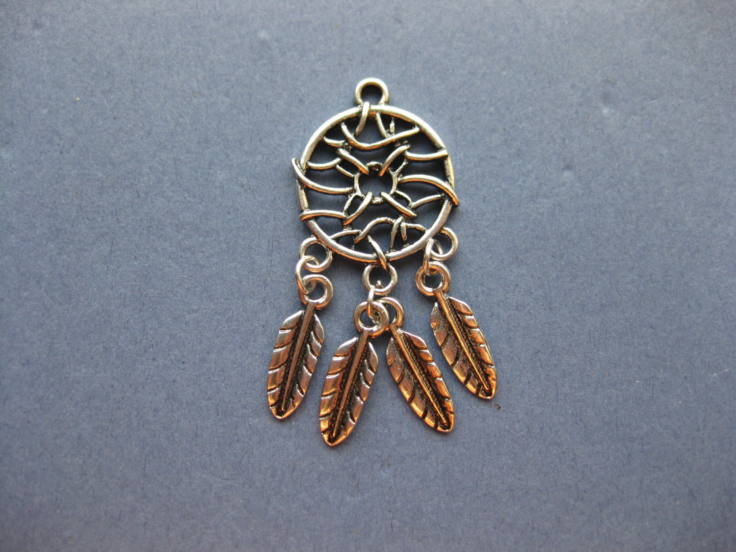 2 Dream Catcher Charms Dream Catcher Pendants Dreamcatcher Etsy