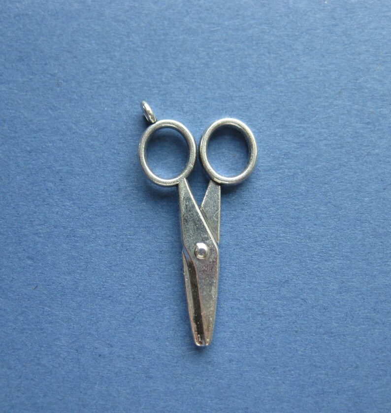 10 Scissors Charms Scissors Pendants Scissor Charm Etsy