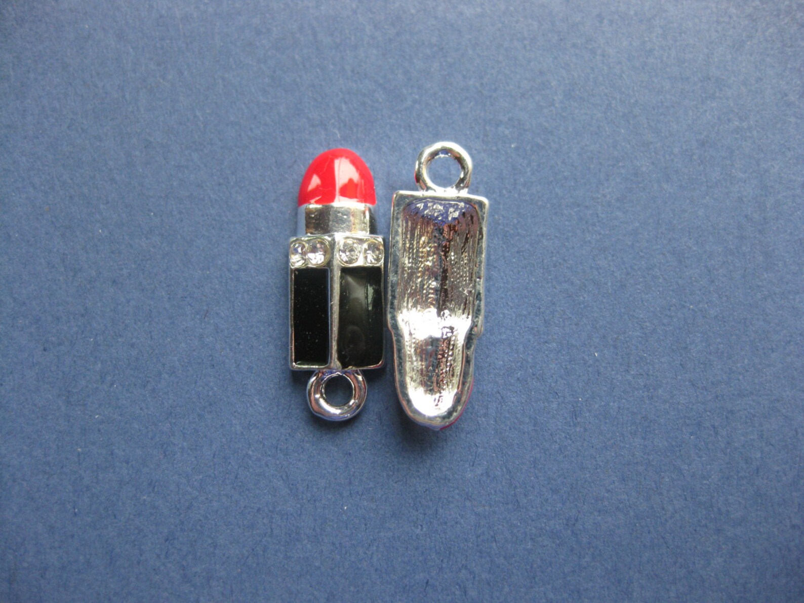 5 Lipstick Charms Lipstick Pendants Makeup Charm Etsy