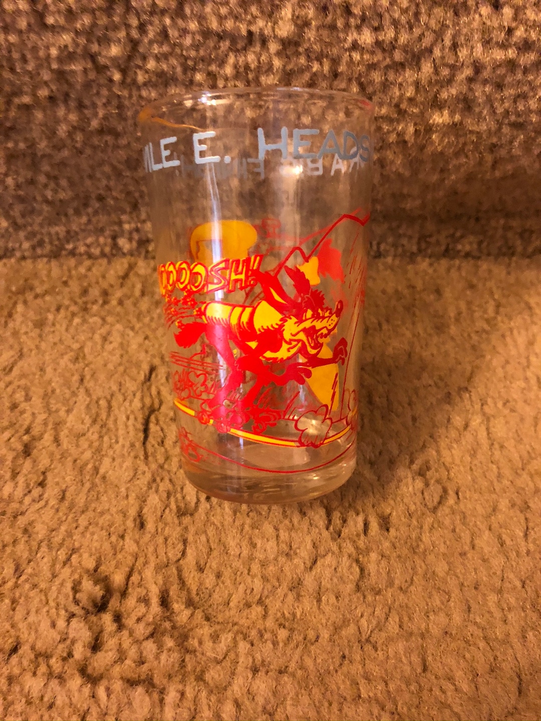 Vintage Road Runner Glass Etsy
