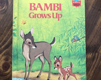 Vintage Disney's Wonderful World of Reading Book!!! Bambi Grows Up!!