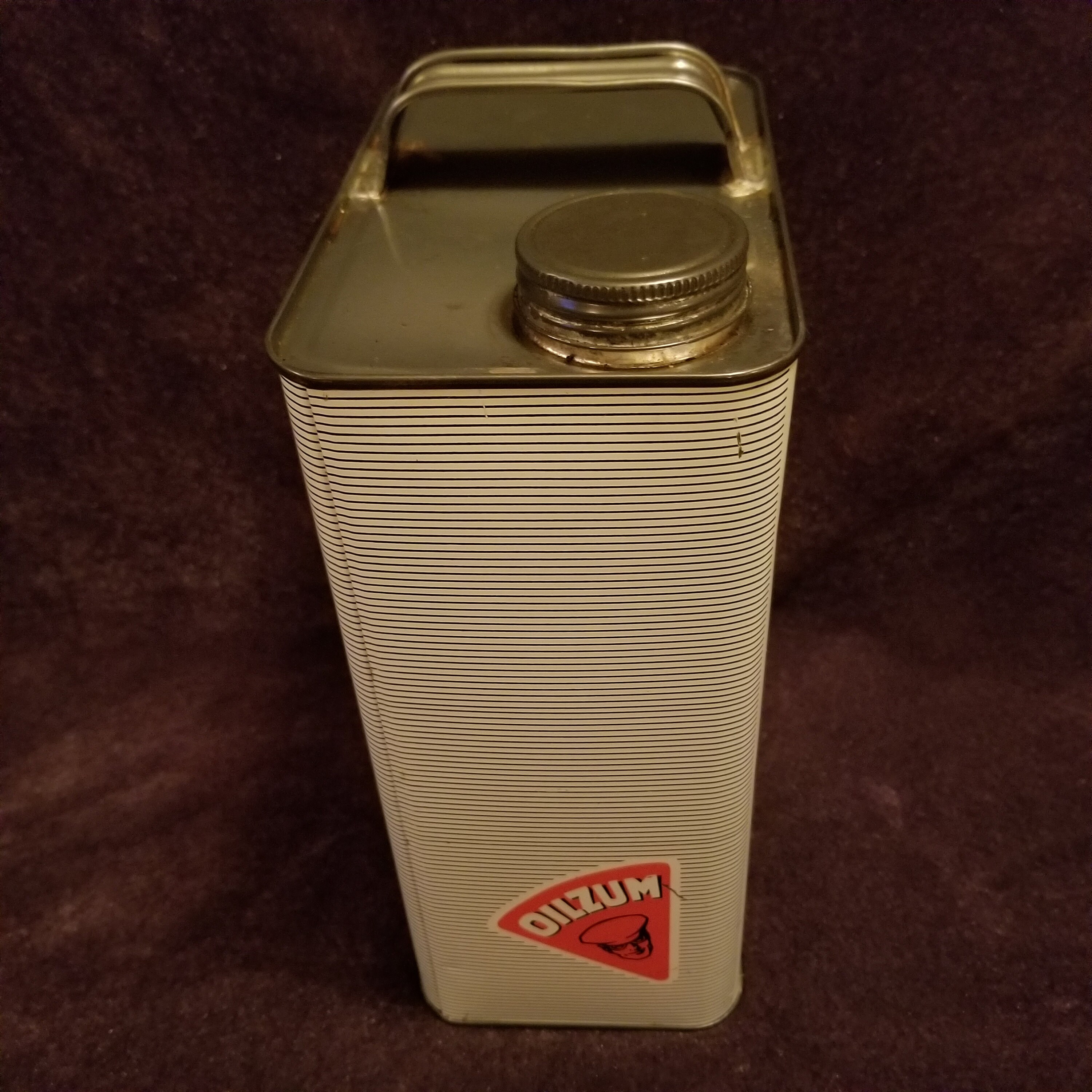 1 Gallon Oilzum Motor Oil Steel Container / 1 Quart Oilzum Etsy