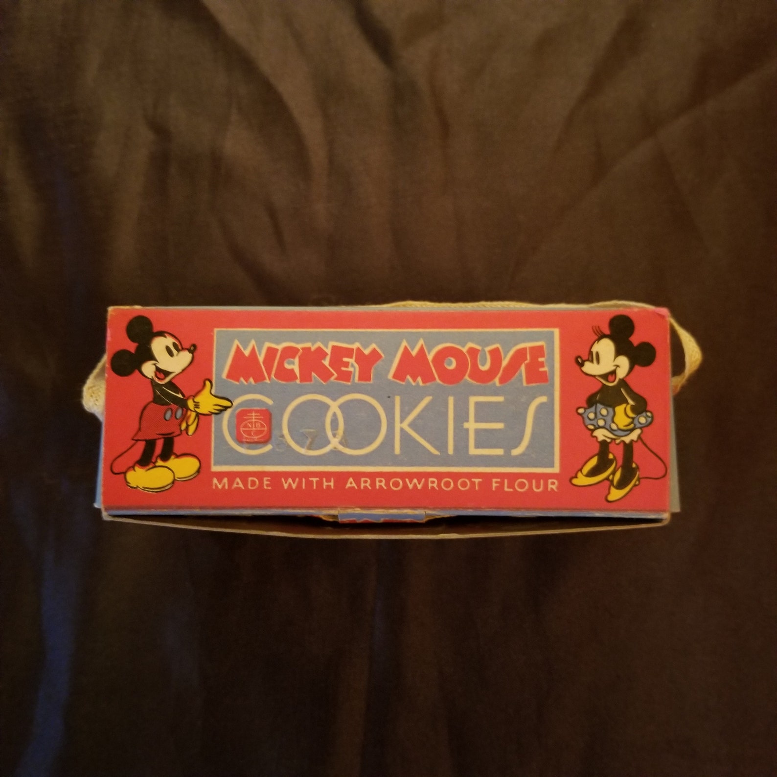 1937 Mickey Mouse Cookie Box Extremely Rare nabisco - Etsy
