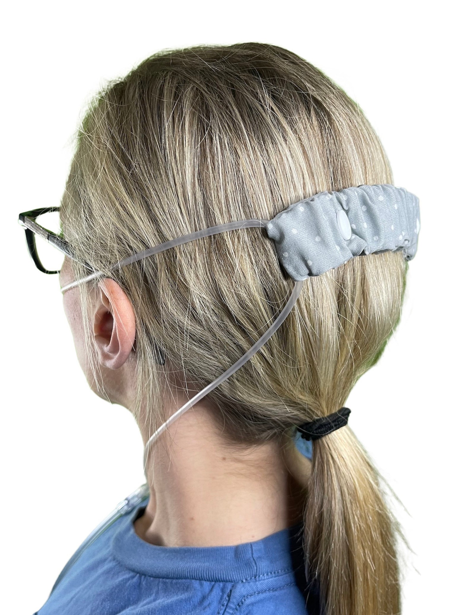 Handmade Elastic Ear Savers With Snap Closure for Oxygen Tubing Cute ...