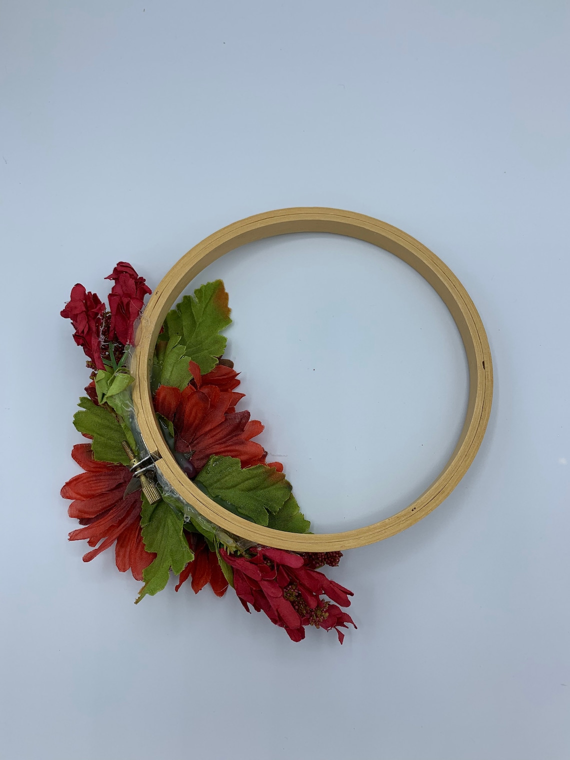 Embroidery Hoop Wreath Small Flower Hoop Wreath Fall Hoop Etsy