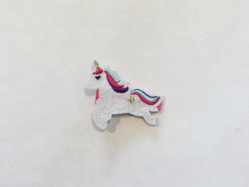 Unicorn Hair Clip, Rainbow Hair Clip, Magical Hair Clip, image 3