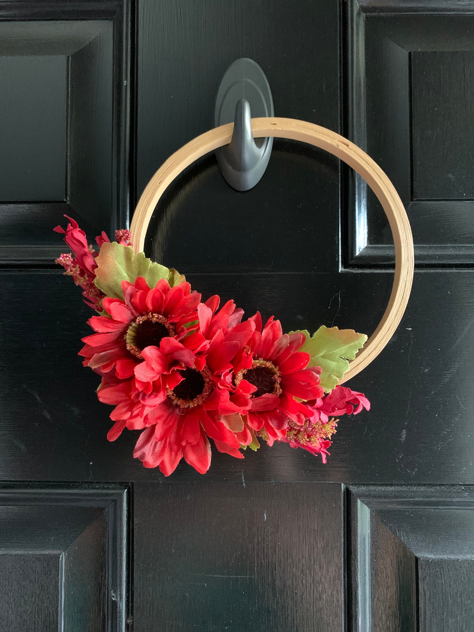 Embroidery Hoop Wreath Small Flower Hoop Wreath Fall Hoop Etsy