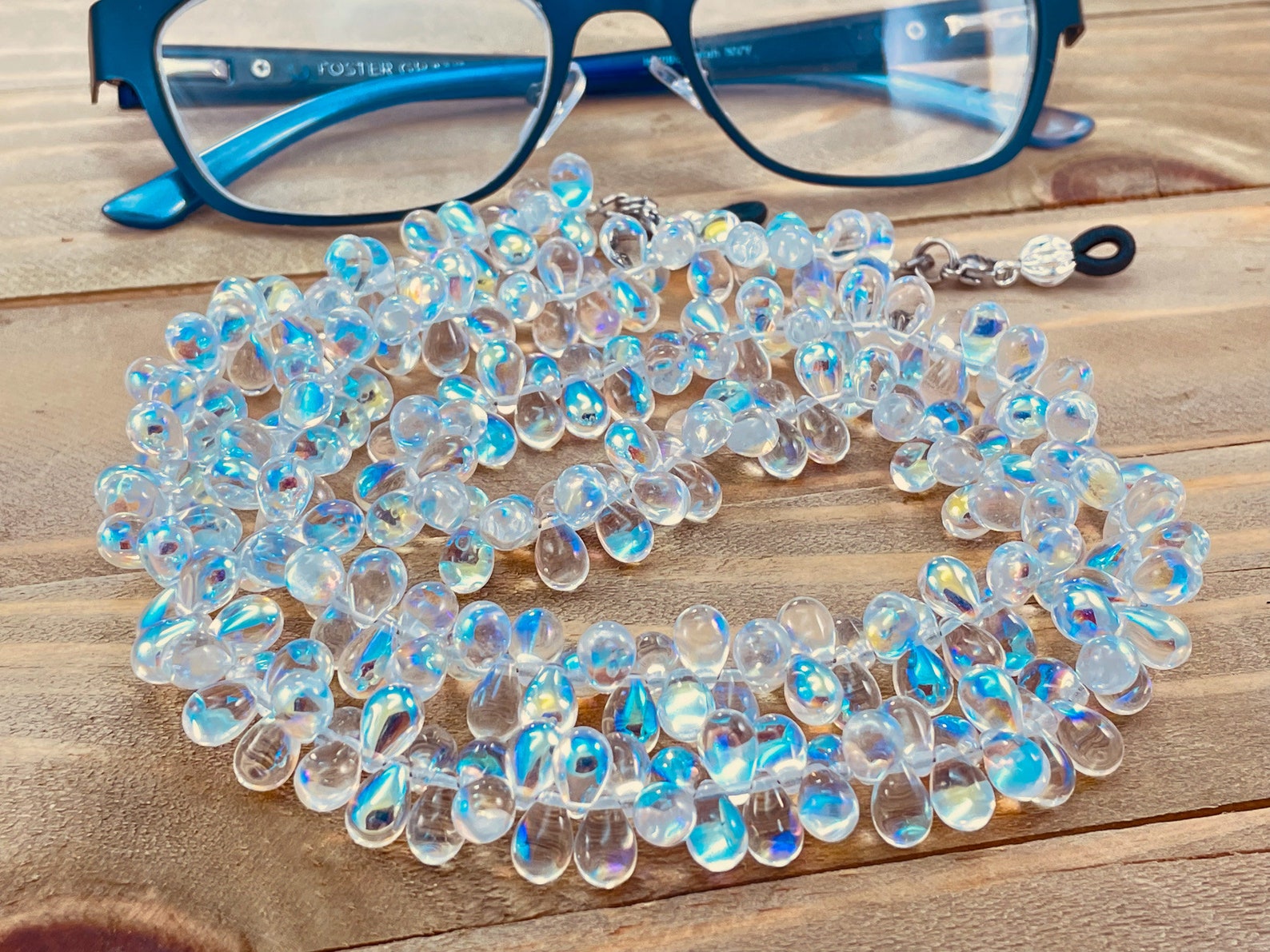 Czech Crystal Eyeglass Chainsunglass Chaineyeglass Etsy