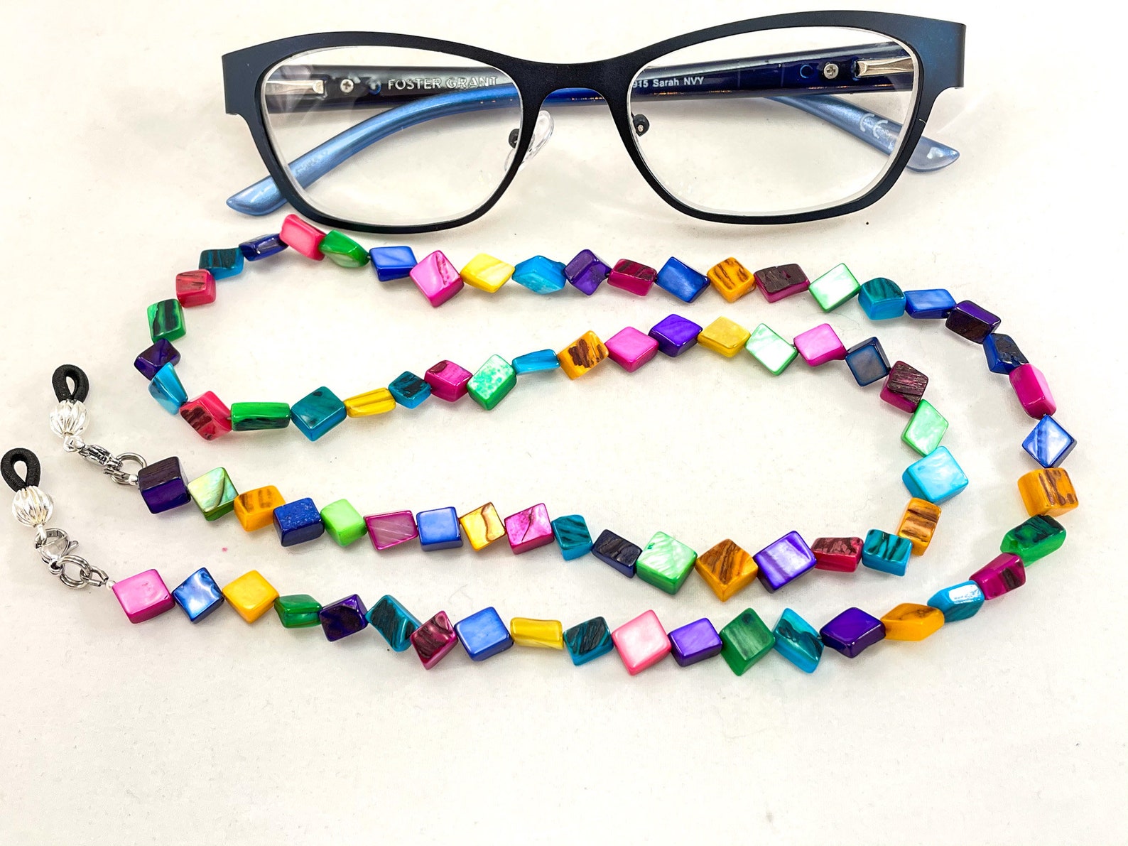 Multi Mother of Pearl Eyeglass Chainsunglass Chaineyeglass Etsy