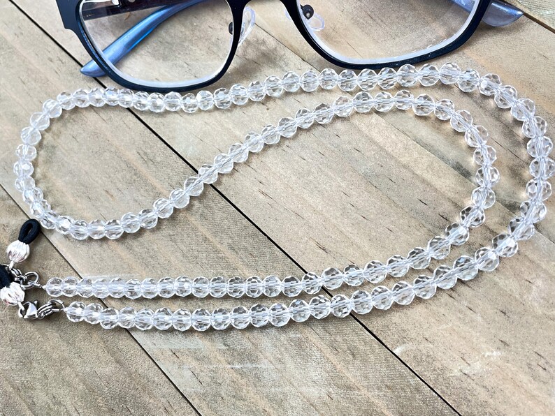 Crystal Eyeglass Chainsunglass Chaineyeglass Holdereyeglass Etsy