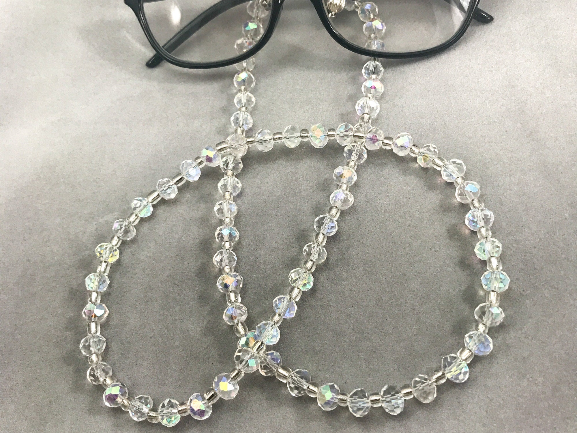 Crystal Eyeglass ChainSunglass ChainEyeglass CordEyeglass Etsy