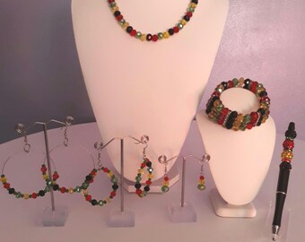Conjunto de joyas de la reina jamaicana