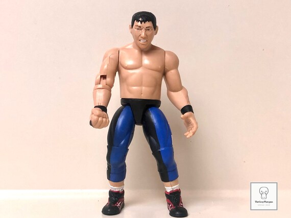 1998 Taka Michinoku Wwf Action Figure Slammers Series 2 Etsy Uk