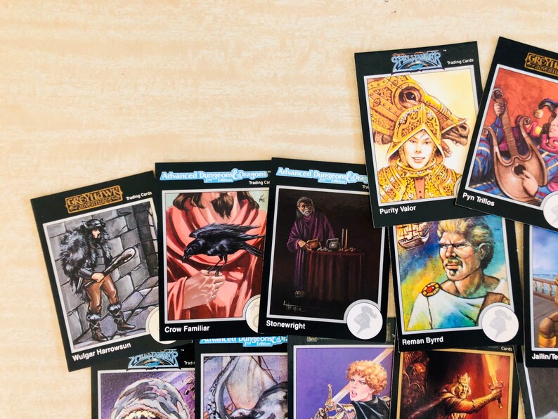 25 Vintage Dungeons and Dragons Cards / NM / 1992 / Magic Etsy